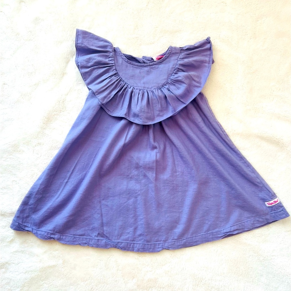 RuffleButts Lavender Flutter Dress